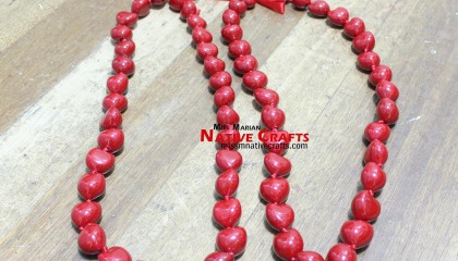 Red Kukui Leis